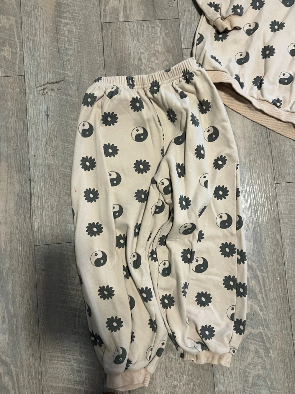 Indy & Pippa Yin Yang & Daisy Kids Set Size 6T
